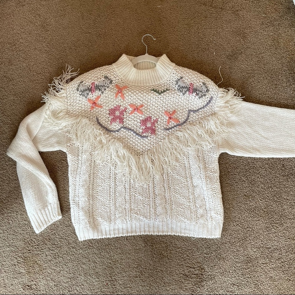 Vintage hand knit sweater